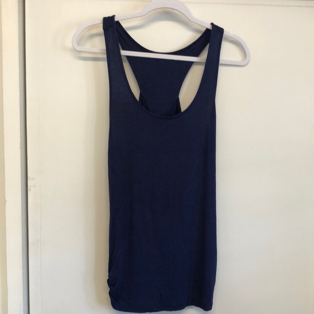 Sleeveless tank top Charlotte Russe navy Junior large